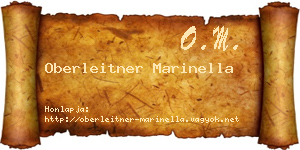 Oberleitner Marinella névjegykártya